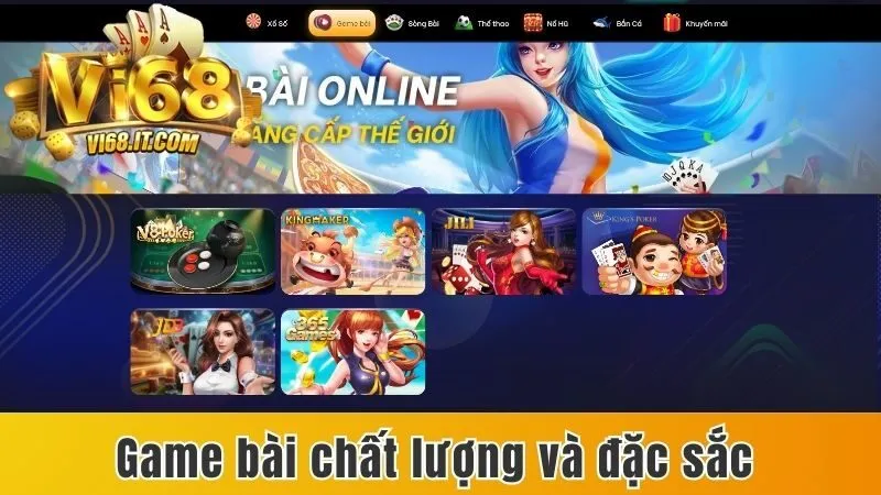 Vi68 - Không Gian Giải Trí Uy Tín, Đăng Ký Nhận Thưởng Lớn 24 Game Bài Chất Lượng Và Đặc Sắc