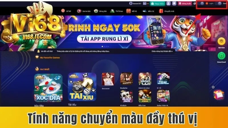Vi68 - Không Gian Giải Trí Uy Tín, Đăng Ký Nhận Thưởng Lớn 26 Tính Năng Chuyển Màu Đầy Thú Vị